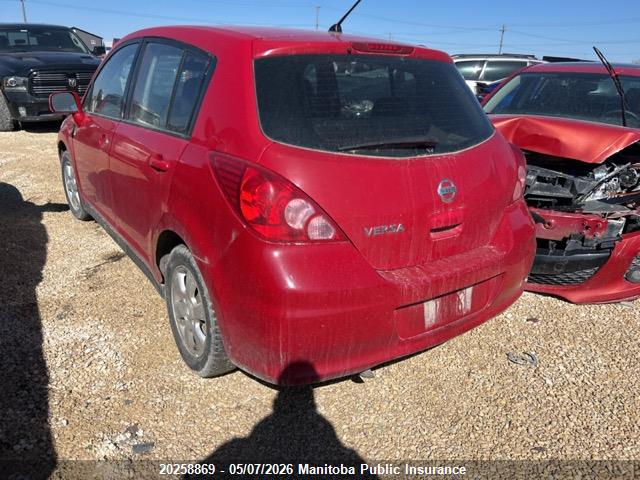 Продажа на аукционе авто 2007 Nissan Versa 1.8 S, vin: 3N1BC13EX7L364293, номер лота: 20258869