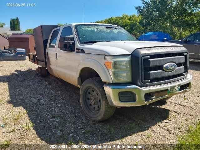 20258901 :رقم المزاد ، 1FT7W2B69BEB92955 vin ، 2011 Ford F250 Sd Xl Crew Cab مزاد بيع
