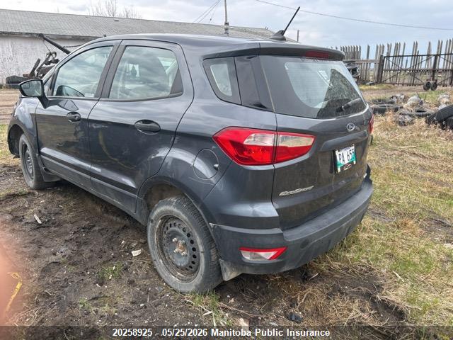 Aukcja sprzedaży 2020 Ford Ecosport S, vin: MAJ6S3FL5LC351082, numer aukcji: 20258925