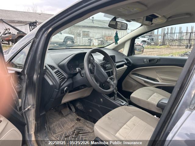 Aukcja sprzedaży 2020 Ford Ecosport S, vin: MAJ6S3FL5LC351082, numer aukcji: 20258925