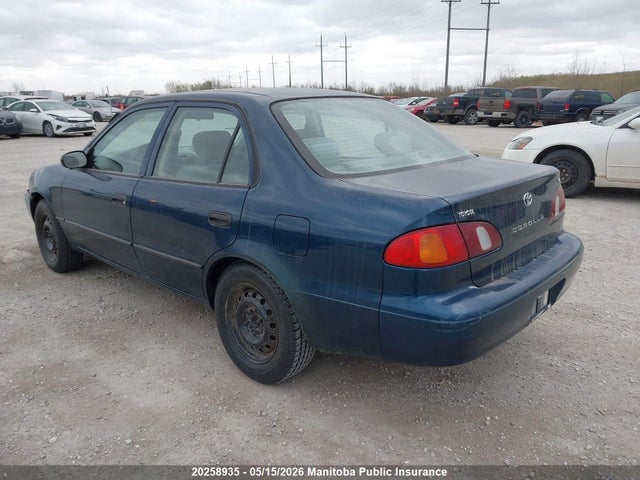 20258935 :رقم المزاد ، 2T1BR12E7WC720214 vin ، 1998 Toyota Corolla Ve مزاد بيع