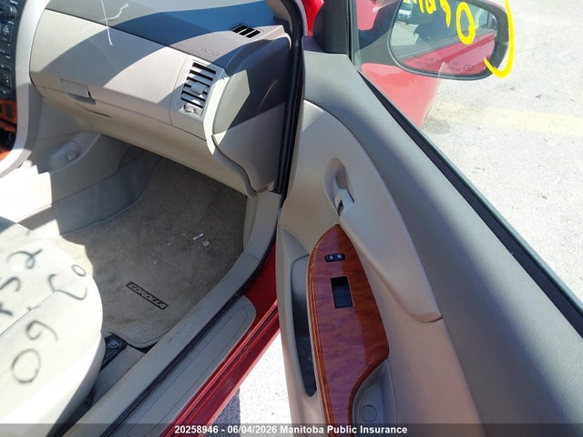 Aukcja sprzedaży 2009 Toyota Corolla, vin: 2T1BU40E19C114527, numer aukcji: 20258946
