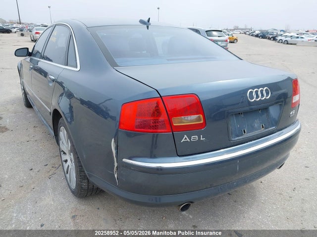 2006 Audi A8l Quattro მანქანა იყიდება აუქციონზე, vin: WAUML44E76N012905, აუქციონის ნომერი: 20258952