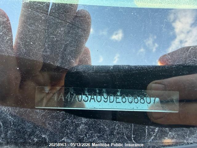 20258963 :رقم المزاد ، 4A4AJ3AU9DE606807 vin ، 2013 Mitsubishi Rvr Se مزاد بيع