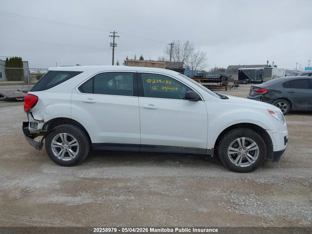 Aukcja sprzedaży 2012 Chevrolet Equinox Ls, vin: 2GNFLCEK4C6274186, numer aukcji: 20258979