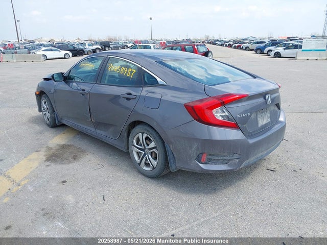 20258987 :رقم المزاد ، 2HGFC2F50JH011935 vin ، 2018 Honda Civic Lx مزاد بيع