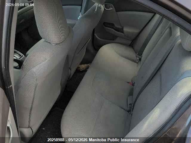 Продажа на аукционе авто 2012 Honda Civic Lx, vin: 2HGFB2F41CH022651, номер лота: 20258988
