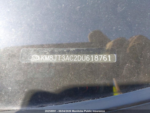 20258991 :رقم المزاد ، KM8JT3AC2DU618761 vin ، 2013 Hyundai Tucson Gl مزاد بيع