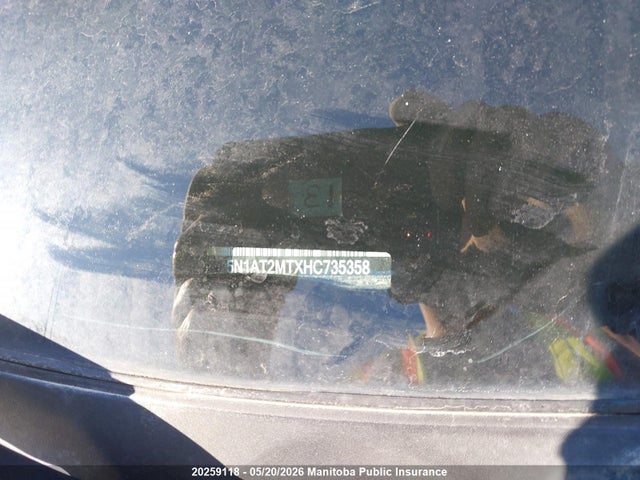 2017 Nissan Rogue S მანქანა იყიდება აუქციონზე, vin: 5N1AT2MTXHC735358, აუქციონის ნომერი: 20259118