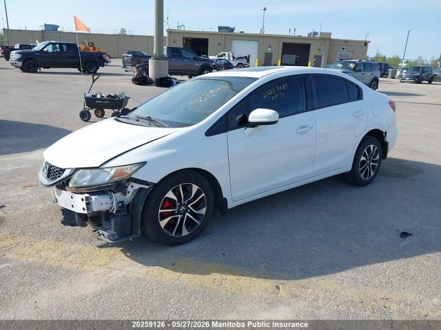 Auction sale of the 2014 Honda Civic Ex, vin: 2HGFB2F57EH011553, lot number: 20259126