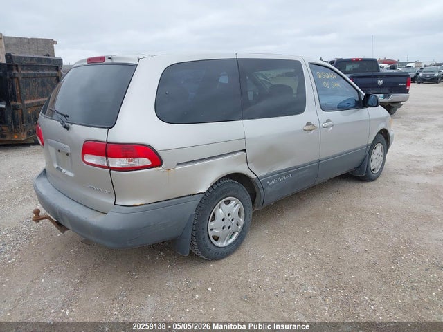 2003 Toyota Sienna Ce V6 მანქანა იყიდება აუქციონზე, vin: 4T3ZF19C53U512636, აუქციონის ნომერი: 20259138
