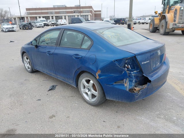 20259151 :رقم المزاد ، 2HGFB2F45CH015167 vin ، 2012 Honda Civic Lx مزاد بيع