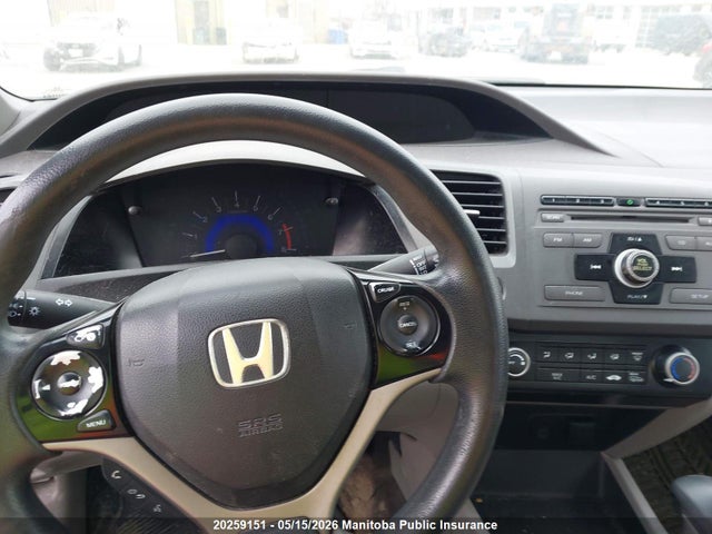 20259151 :رقم المزاد ، 2HGFB2F45CH015167 vin ، 2012 Honda Civic Lx مزاد بيع