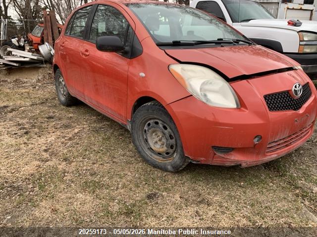 20259173 :رقم المزاد ، JTDKT923085187024 vin ، 2008 Toyota Yaris Le مزاد بيع