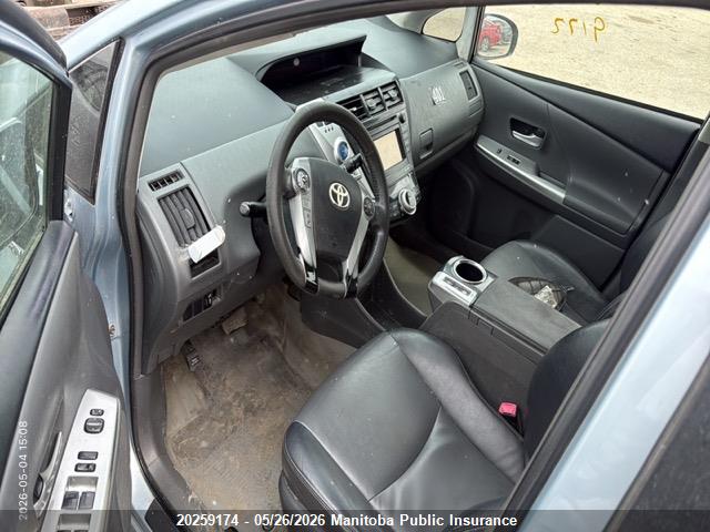 20259174 :رقم المزاد ، JTDZN3EU2C3049693 vin ، 2012 Toyota Prius V مزاد بيع