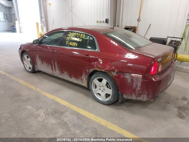 2009 Chevrolet Malibu Lt V6 მანქანა იყიდება აუქციონზე, vin: 1G1ZJ57799F122184, აუქციონის ნომერი: 20259183
