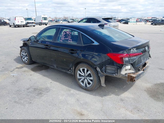 20259202 :رقم المزاد ، 2HGFE2F28NH100514 vin ، 2022 Honda Civic Lx مزاد بيع