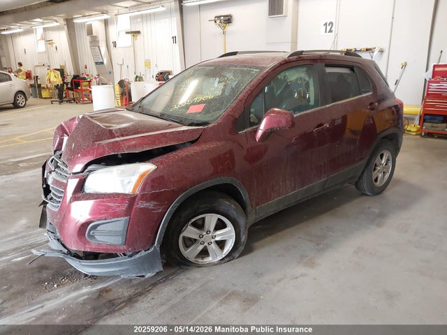 2016 Chevrolet Trax Lt მანქანა იყიდება აუქციონზე, vin: 3GNCJPSB7GL200329, აუქციონის ნომერი: 20259206