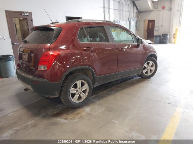 2016 Chevrolet Trax Lt მანქანა იყიდება აუქციონზე, vin: 3GNCJPSB7GL200329, აუქციონის ნომერი: 20259206