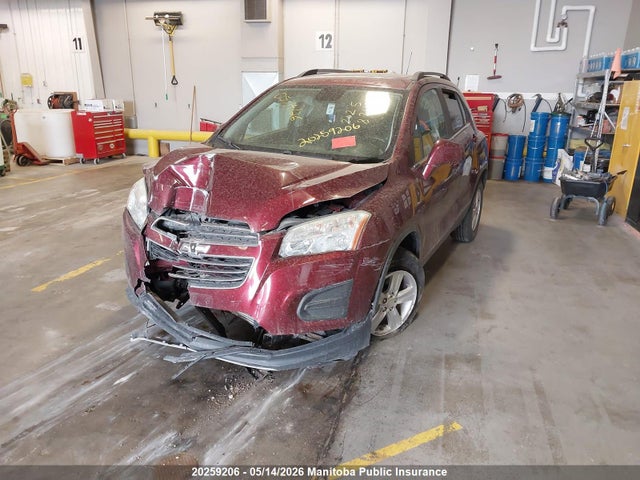 2016 Chevrolet Trax Lt მანქანა იყიდება აუქციონზე, vin: 3GNCJPSB7GL200329, აუქციონის ნომერი: 20259206