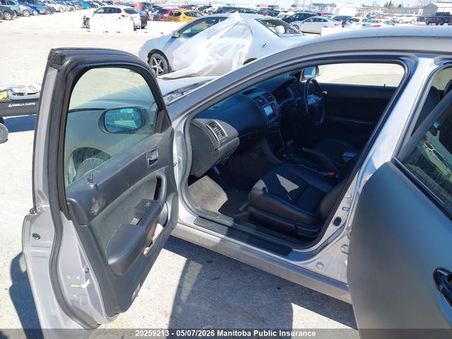 20259213 :رقم المزاد ، CL81100610 vin ، 2005 Honda Accord Dx مزاد بيع