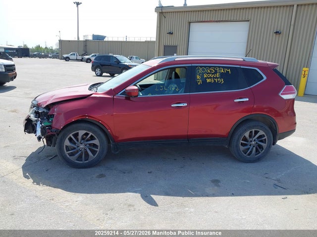 Продаж на аукціоні авто 2016 Nissan Rogue Sl, vin: 5N1AT2MV5GC803453, номер лоту: 20259214