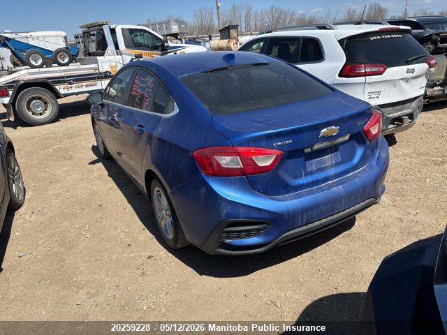 1G1BE5SM8J7240289 Chevrolet Cruze Lt Turbo