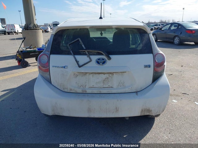 20259240 :رقم المزاد ، JTDKDTB33C1512095 vin ، 2012 Toyota Prius C مزاد بيع