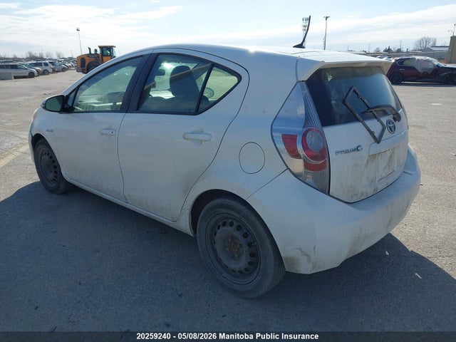 20259240 :رقم المزاد ، JTDKDTB33C1512095 vin ، 2012 Toyota Prius C مزاد بيع