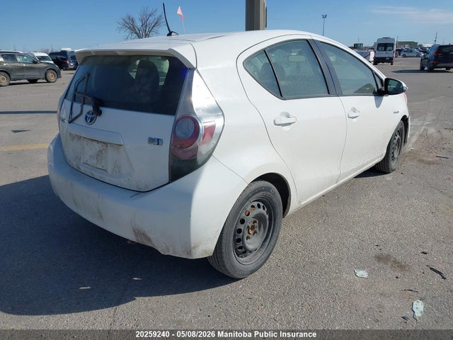 20259240 :رقم المزاد ، JTDKDTB33C1512095 vin ، 2012 Toyota Prius C مزاد بيع