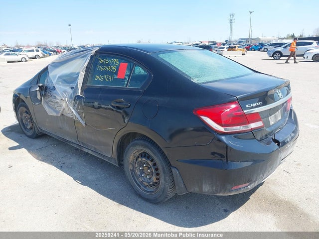2015 Honda Civic Lx მანქანა იყიდება აუქციონზე, vin: 2HGFB2F45FH008501, აუქციონის ნომერი: 20259241