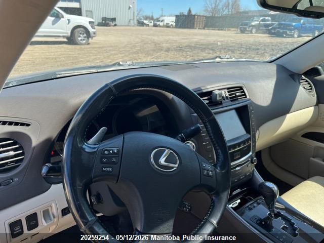 2009 Lexus Is 250 მანქანა იყიდება აუქციონზე, vin: JTHCK262X95027829, აუქციონის ნომერი: 20259254