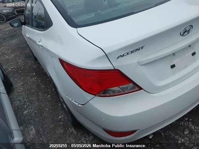 2016 Hyundai Accent Gl მანქანა იყიდება აუქციონზე, vin: KMHCT4AE1GU165785, აუქციონის ნომერი: 20259255