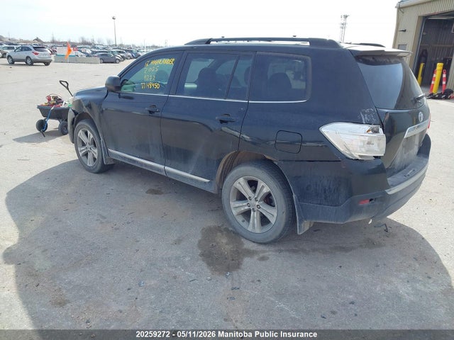 20259272 :رقم المزاد ، 5TDBK3EH6CS148450 vin ، 2012 Toyota Highlander V6 مزاد بيع