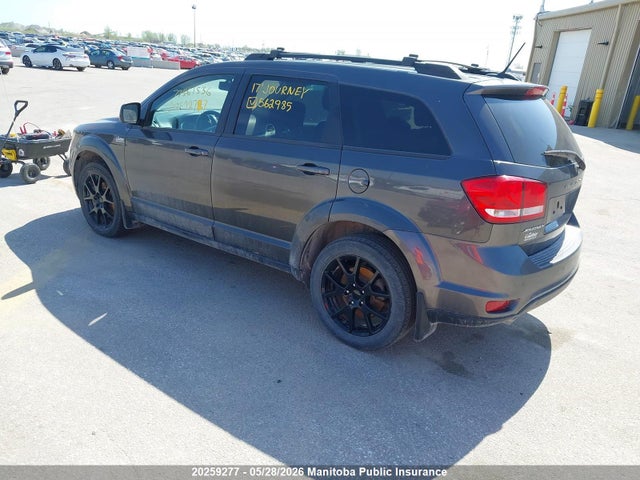 2017 Dodge Journey Sxt მანქანა იყიდება აუქციონზე, vin: 3C4PDCCG1HT562985, აუქციონის ნომერი: 20259277