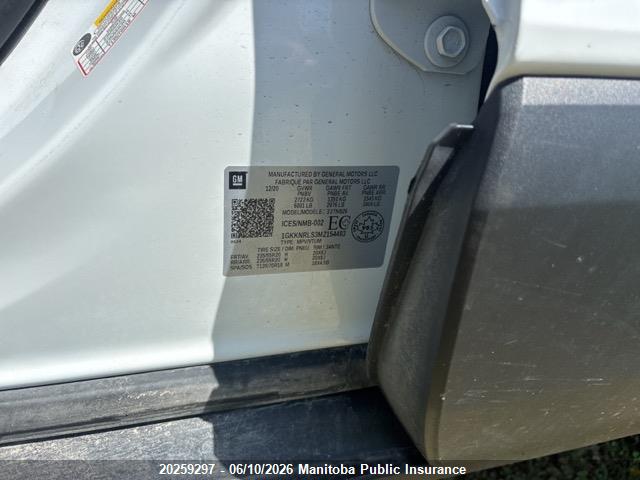 20259297 :رقم المزاد ، 1GKKNRLS3MZ154493 vin ، 2021 Gmc Acadia Sle مزاد بيع