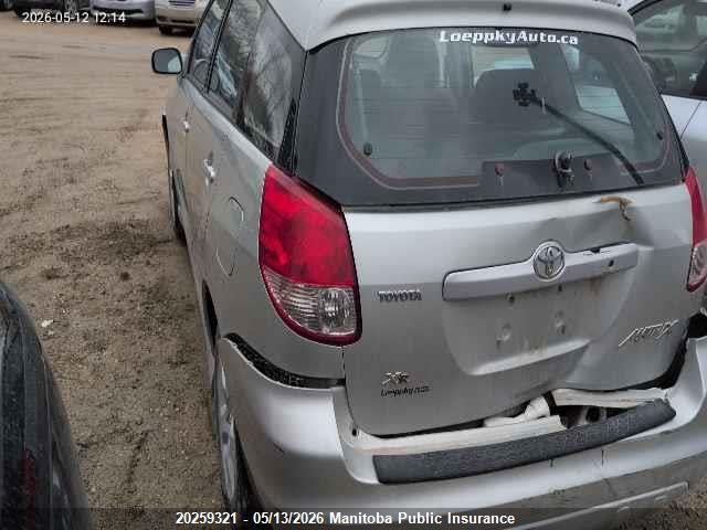 20259321 :رقم المزاد ، 2T1KR32EX3C766417 vin ، 2003 Toyota Matrix مزاد بيع