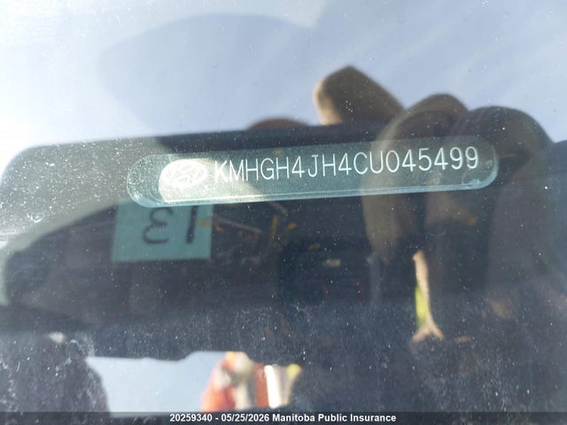 Aukcja sprzedaży 2012 Hyundai Equus Signature, vin: KMHGH4JH4CU045499, numer aukcji: 20259340