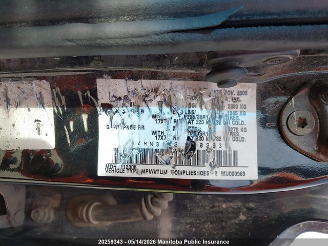 Продажа на аукционе авто 2006 Mitsubishi Endeavor Ls, vin: 4A4MN31S26E602939, номер лота: 20259343