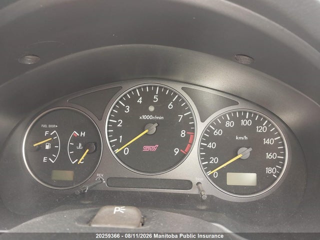 Aukcja sprzedaży 2000 Subaru Impreza Wrx Sti, vin: GDB003277, numer aukcji: 20259366