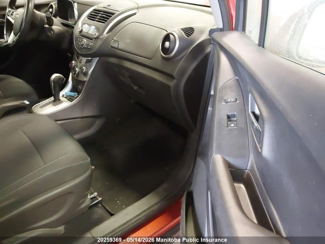 2015 Chevrolet Trax Lt მანქანა იყიდება აუქციონზე, vin: 3GNCJRSB2FL160266, აუქციონის ნომერი: 20259369