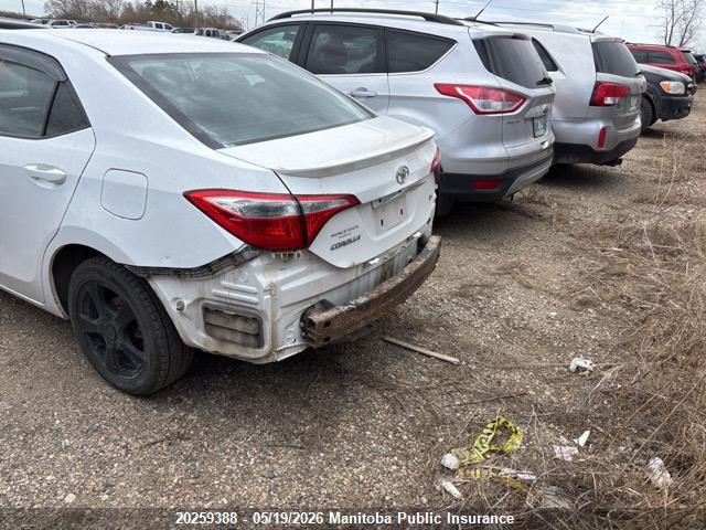 2014 Toyota Corolla S მანქანა იყიდება აუქციონზე, vin: 2T1BURHE3EC046615, აუქციონის ნომერი: 20259388