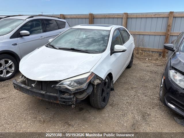 2014 Toyota Corolla S მანქანა იყიდება აუქციონზე, vin: 2T1BURHE3EC046615, აუქციონის ნომერი: 20259388