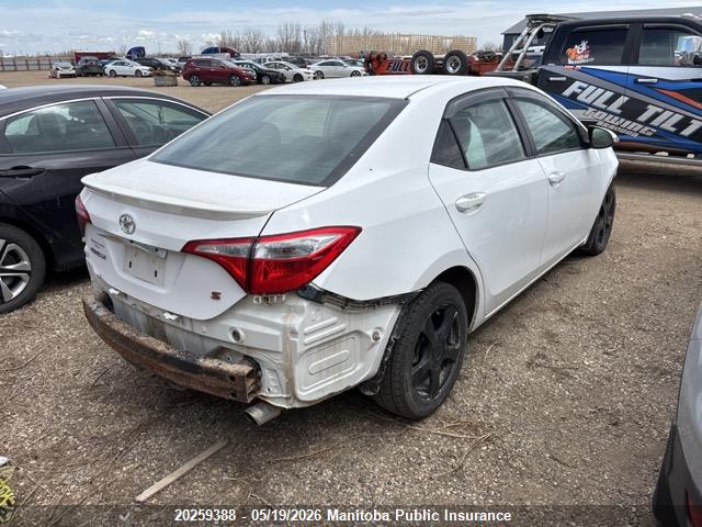 2014 Toyota Corolla S მანქანა იყიდება აუქციონზე, vin: 2T1BURHE3EC046615, აუქციონის ნომერი: 20259388