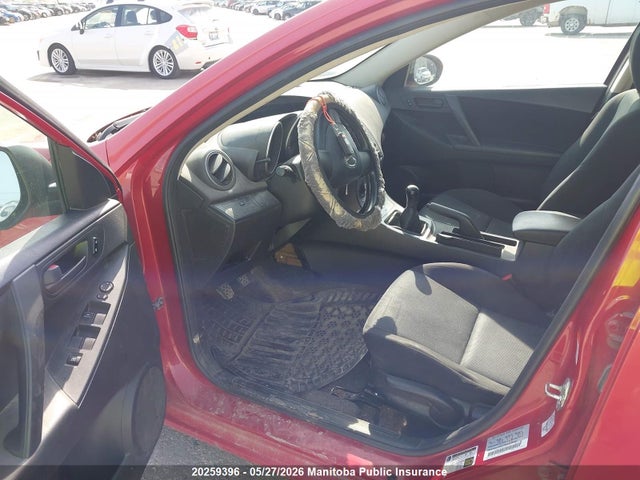 2011 Mazda 3 Mazda Sport Gx მანქანა იყიდება აუქციონზე, vin: JM1BL1KF5B1460159, აუქციონის ნომერი: 20259396