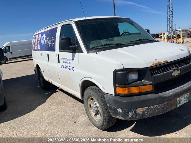 20259398 :رقم المزاد ، 1GCWGFFA3C1123007 vin ، 2012 Chevrolet Express 2500 Cargo Van مزاد بيع