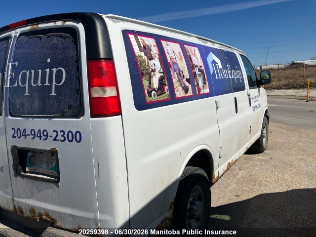20259398 :رقم المزاد ، 1GCWGFFA3C1123007 vin ، 2012 Chevrolet Express 2500 Cargo Van مزاد بيع