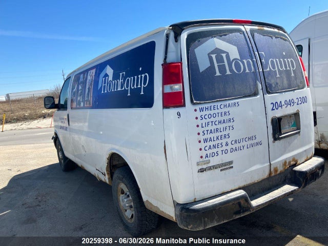 20259398 :رقم المزاد ، 1GCWGFFA3C1123007 vin ، 2012 Chevrolet Express 2500 Cargo Van مزاد بيع