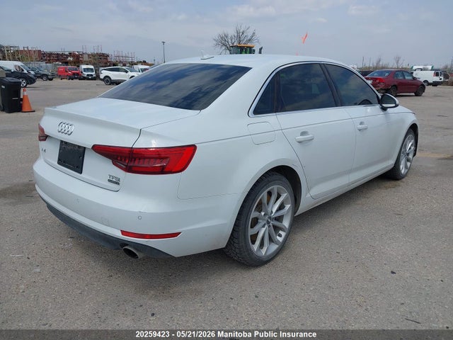20259423 :رقم المزاد ، WAUBNAF48HN066284 vin ، 2017 Audi A4 2.0t Quattro مزاد بيع
