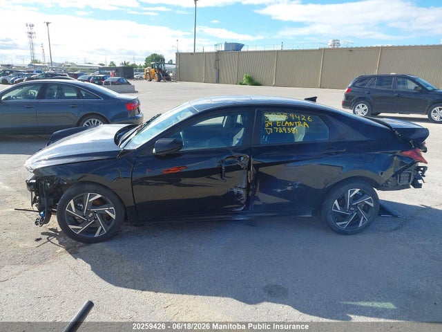 2024 Hyundai Elantra Preferred მანქანა იყიდება აუქციონზე, vin: KMHLM4DG8RU729381, აუქციონის ნომერი: 20259426